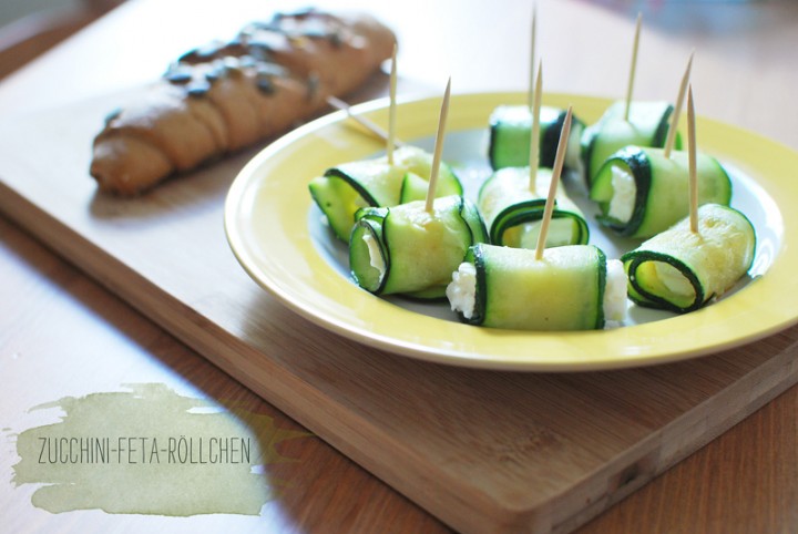 Zucchini-Feta-Röllchen | we love handmade