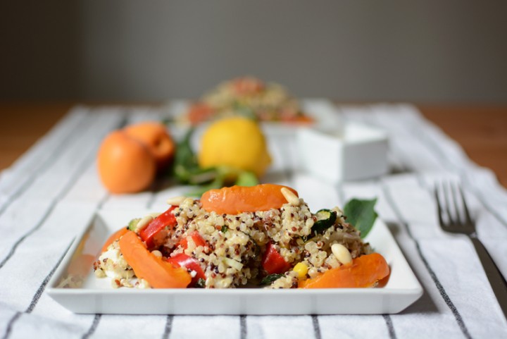 Quinoa-Marillen-Salat | we love handmade