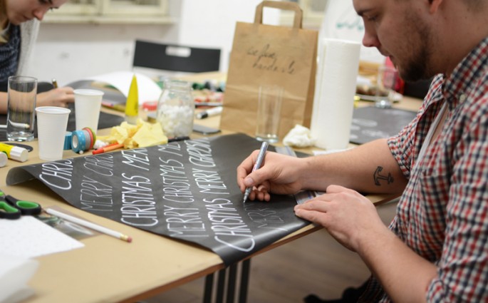 Geschenkpapier bemalen | we love handmade