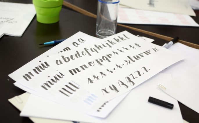 Lettering-Workshop | welovehandmade