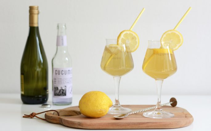 Zitronen-Lavendel-Bier-Cocktail Rezept | we love handmade