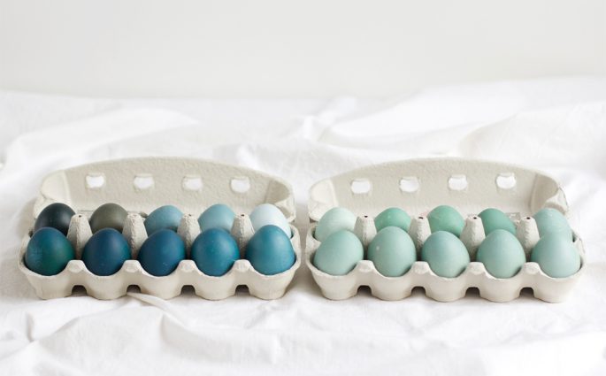 Ostereier mit Rotkraut färben | we love handmade