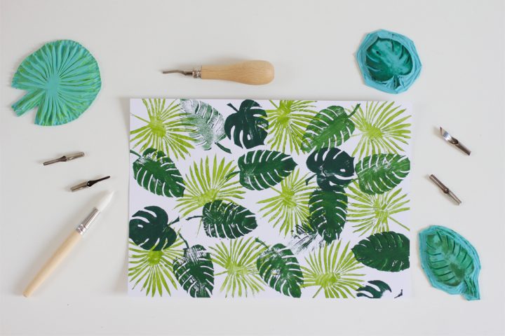 DIY: Stempel mit Palmenprint | we love handmade