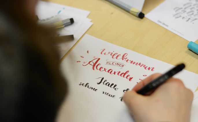 Brush Lettering Workshop Wien | we love handmade