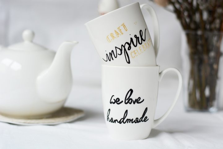 Tassen beschriften | we love handmade