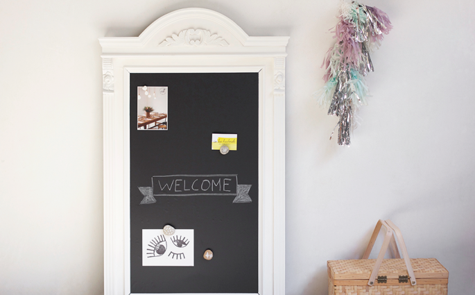 DIY: Schreib- und Magnettafel | we love handmade