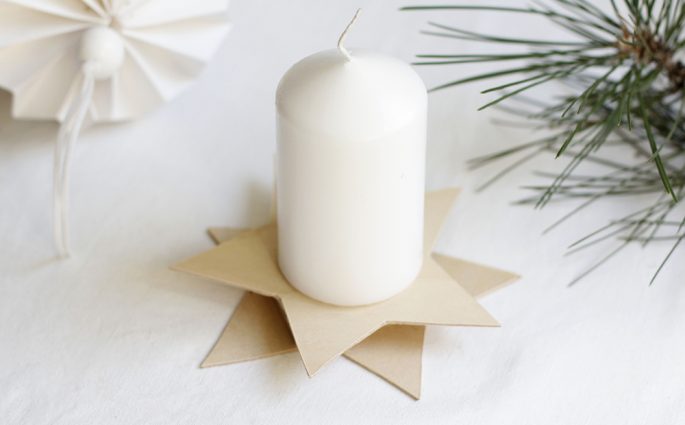 Kerzenständer aus Holz selber machen | we love handmade