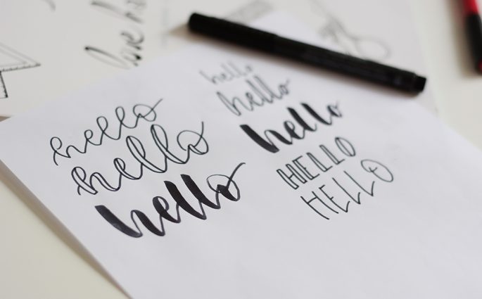 Lettering-Workshop Wien | we love handmade