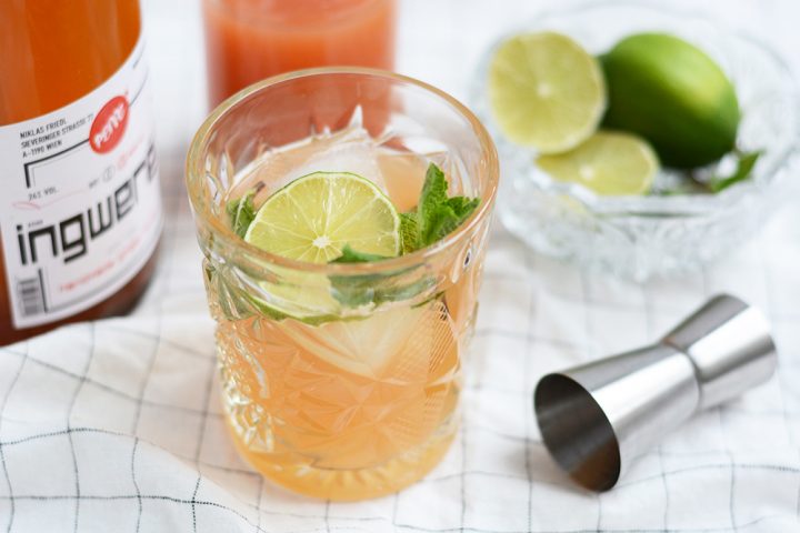 Fresh Ginger Cocktail Drink | we love handmade