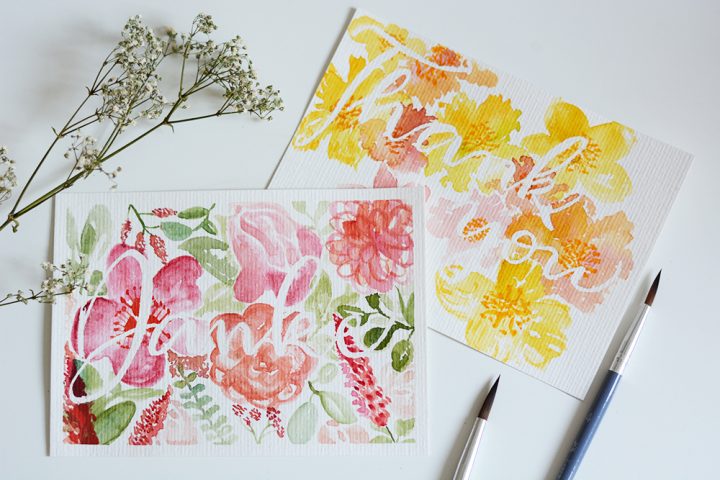 Muttertagskarten: Aquarell-DIY | we love handmade