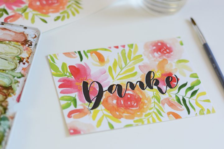 Dankeskarte Shopping | we love handmade