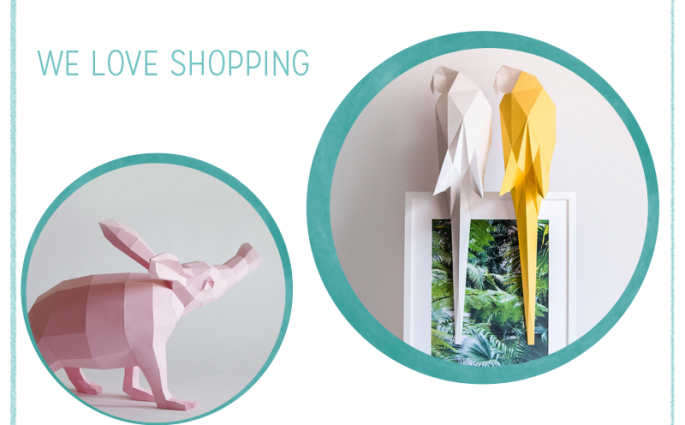 we love Inspiration: Gefaltete Papiertiere als Dekoration | we love handmade