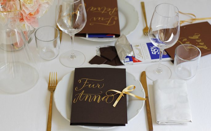 Gastgeschenk mit Lindt selbermachen | we love handmade