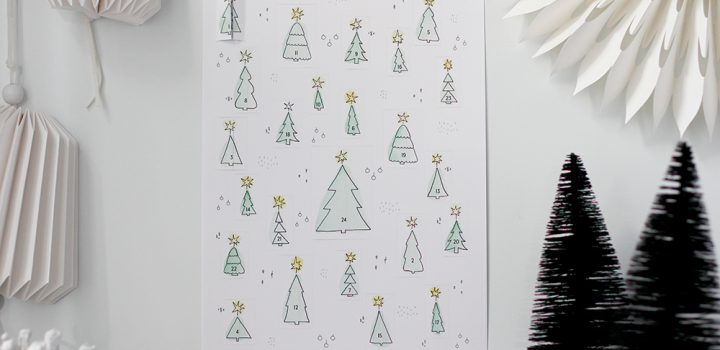 DIY: Adventkalender zum Ausdrucken