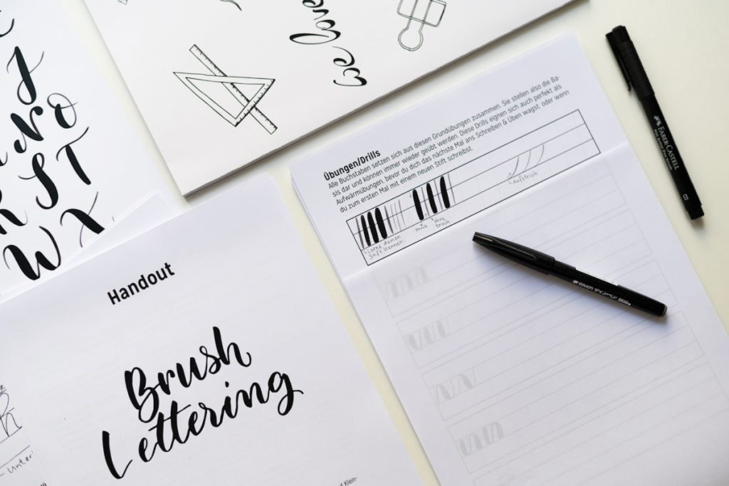 Brush Lettering Craft Kit | we love handmade