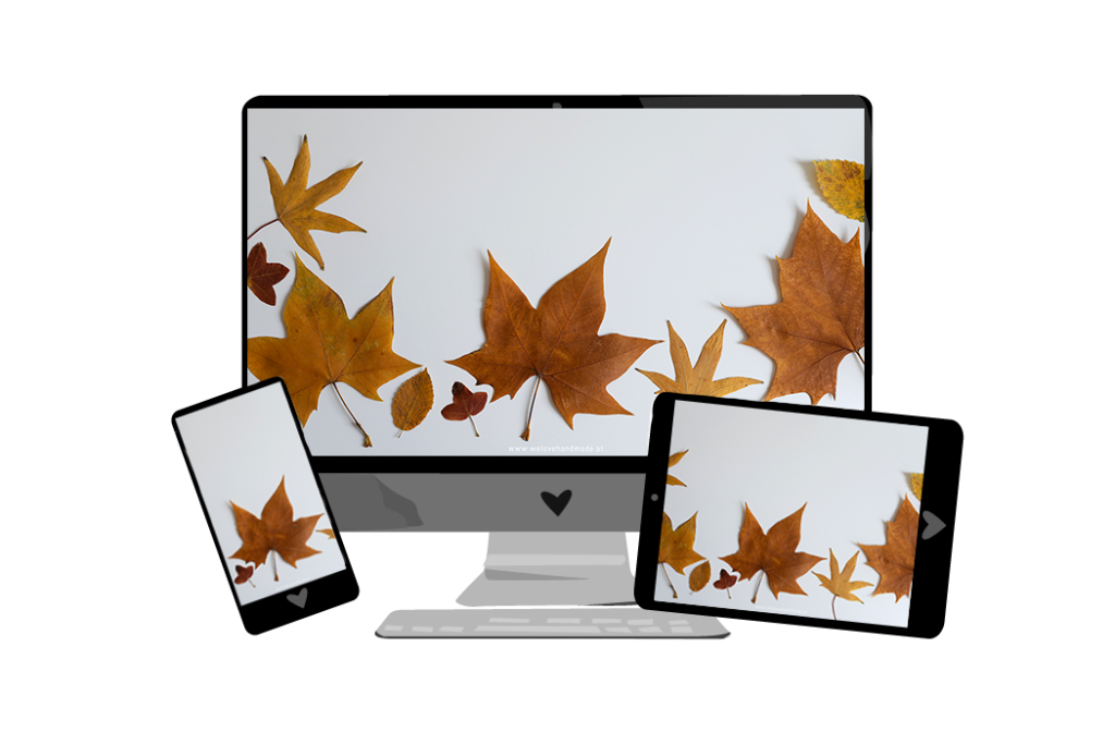 Wallpaper: Herbstblätter | we love handmade
