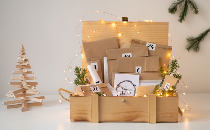 DIY: Adventkalender-Styling in Holzbox | we love handmade