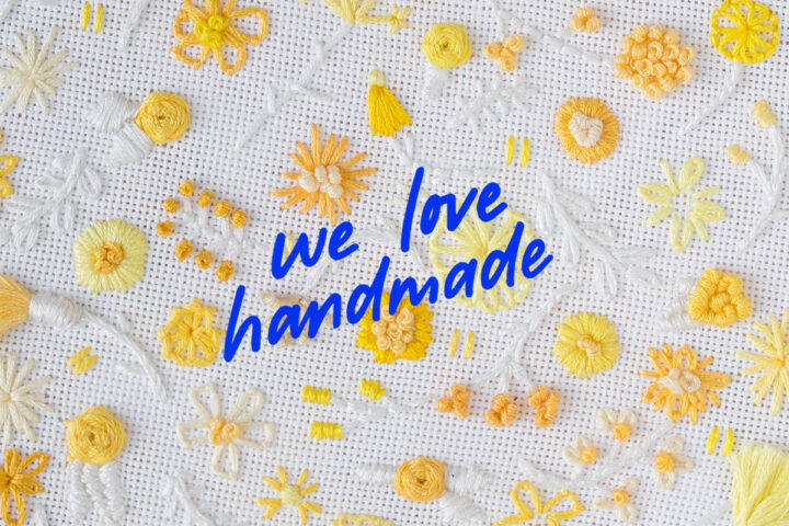 Stickstiche mit Logo — Workshop Ankündigung | we love handmade