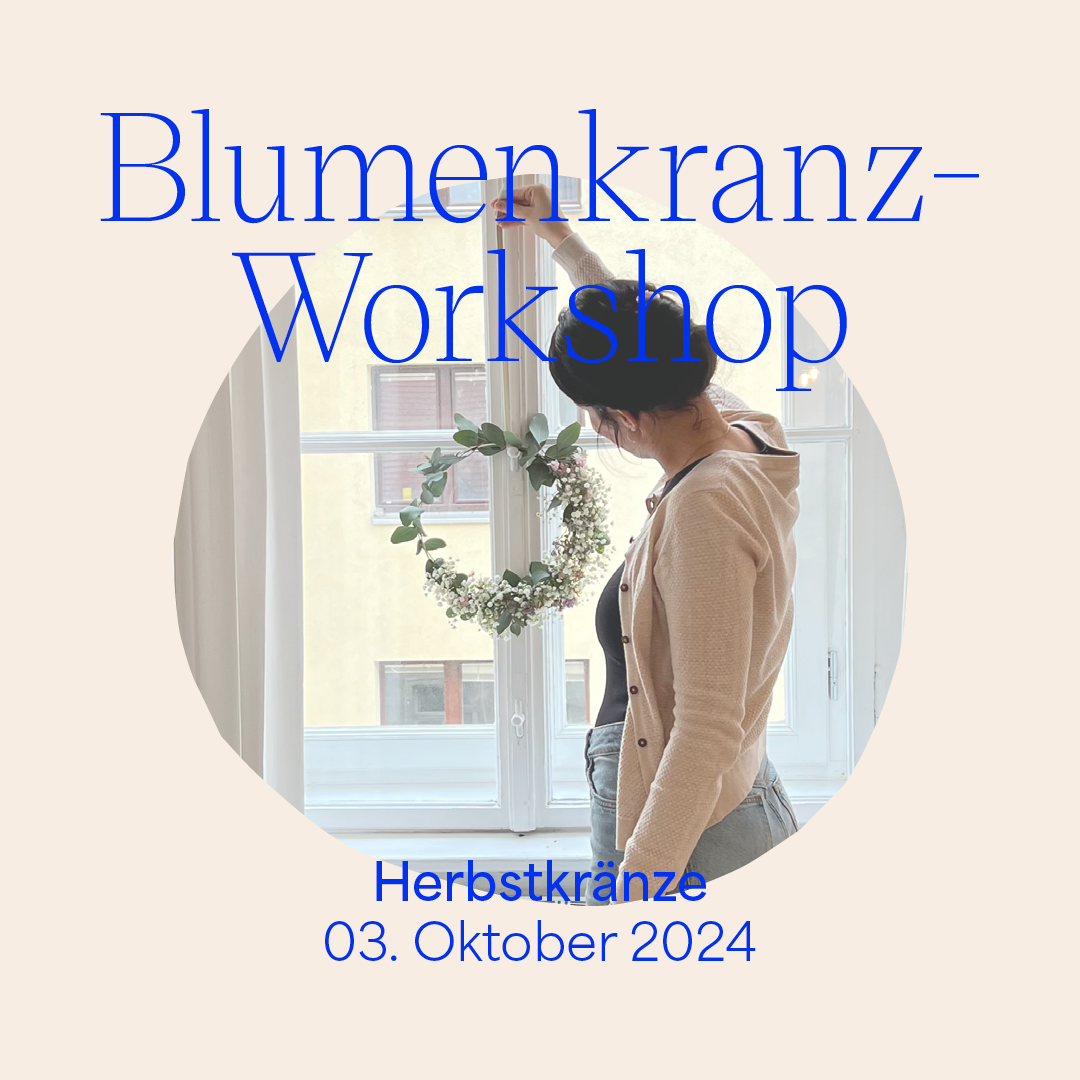Herbstkranz binden Kranz-Workshop Oktober 2024 | we love handmade