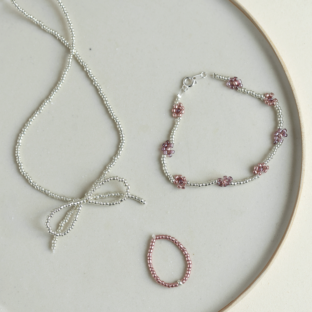 Perlenschmuck-Workshop: Schmuck-Set aus Kette, Armband und Ring gestalten 2025 | we love handmade