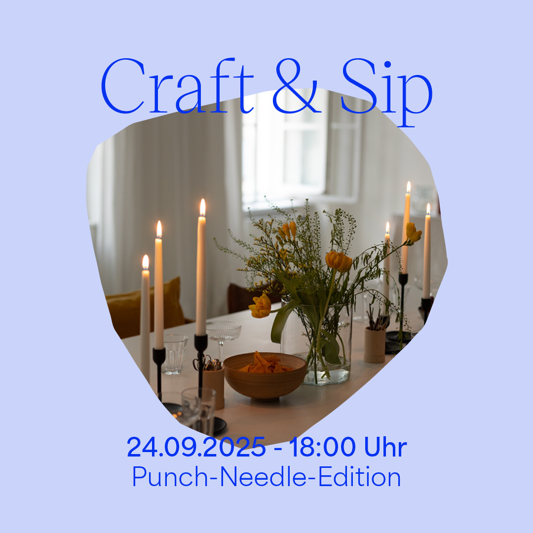 Craft & Sip — Punch-Needle-Edition September 2025 | we love handmade