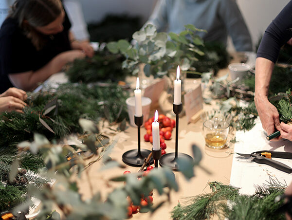 Adventskranz-Workshops im we love handmade STUDIO: Kandlgasse 12, 1070 Wien | we love handmade